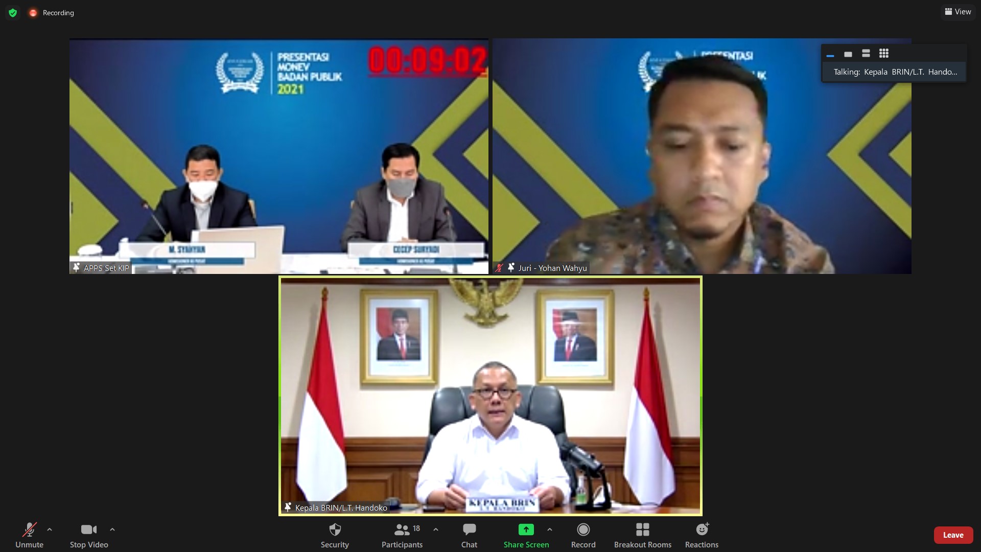 Dukung Pelaksanaan Monev KIP BRIN Agar Jadi Badan Publik Informatif